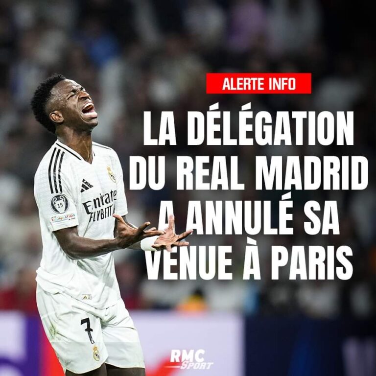 Douche froide pour le Réal Madrid: Vinicius Jr n’est plus le favori pour remporter le Ballon d’or