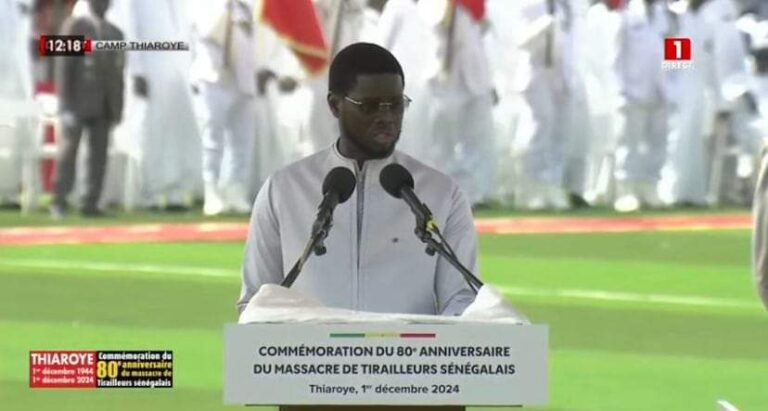 Commémoration du 80 ème anniversaire de Thiaroye 44: le président Bassirou Diomaye Faye dévoile cinq initiatives majeures